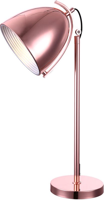 Tisch Leuchte Wohn Ess Zimmer Strahler Lese Kupfer Spot Lampe schwenkbar