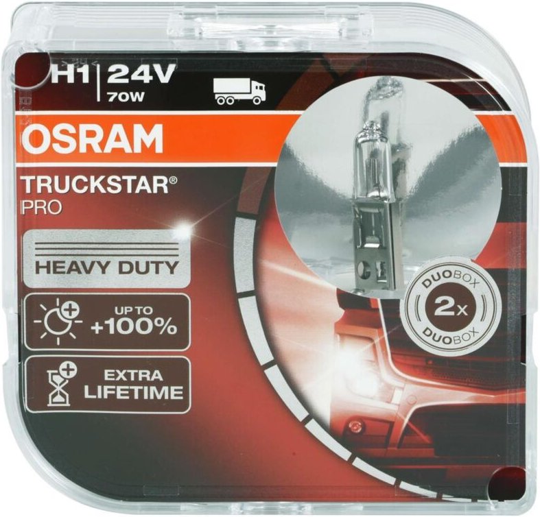 Osram H1 Truckstar Pro 64155TSP-HCB 24V 2 St. Duo Box LKW Lampe