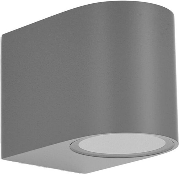 Gazelle Außenwandleuchte 1xgu10 grau ip44 8x7x9 cm