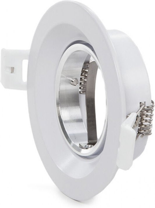 Ring Downlight Runden GU10 Ø92Mm - Weiß