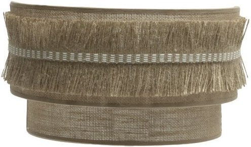 Akunadecor Wandleuchte De Wand Kala Rustico De Stoff mit Fransen - Fabrilamp