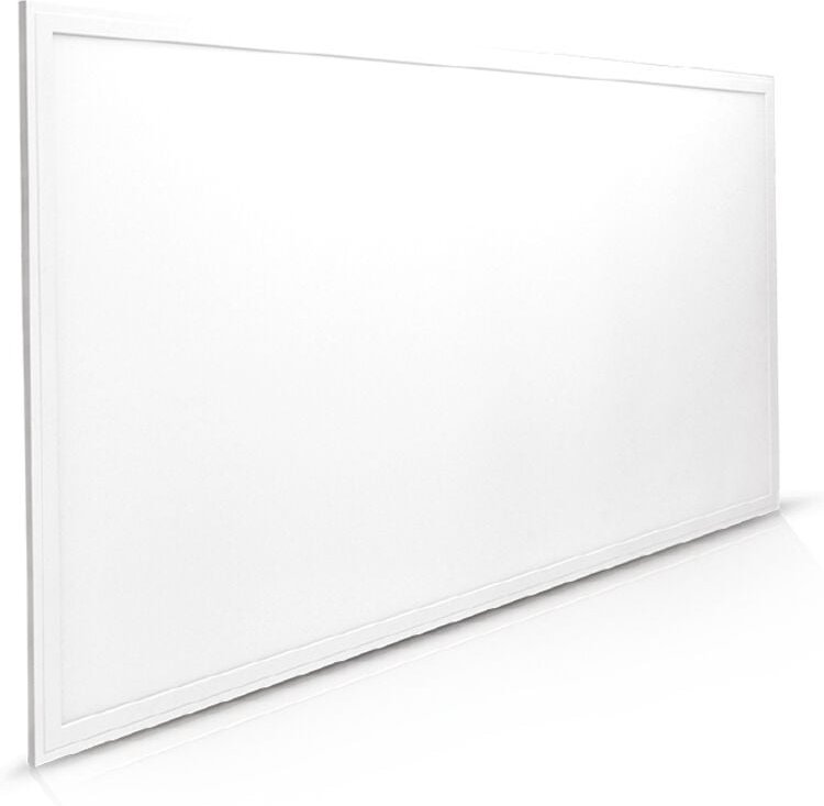 Thumbnail - Set aus 2 weißen LED-Deckenleuchten Slim 595 x 1195 mm 60W GALAXIE 4000K Neutralweiß