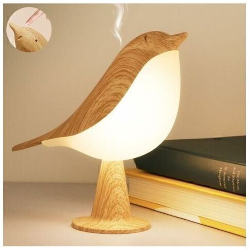 Mascot Touch Nachttischlampe, wiederaufladbare Tischlampe mit 3 dimmbaren Modi, 3000 K–6000 k, 1800 mAh, kabellose Tisch...