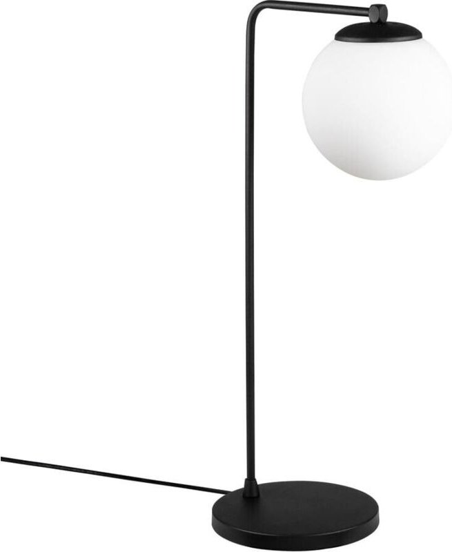 Schwarze Tischlampe mit einem Licht Modell 12