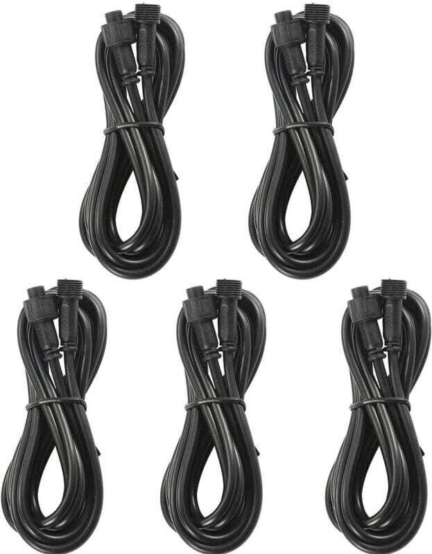 10 pezzi Cavo di prolunga 1M 2Pin IP67 resistente all'acqua per lampade a LED RGB Color Spot LED per illuminazione ester...