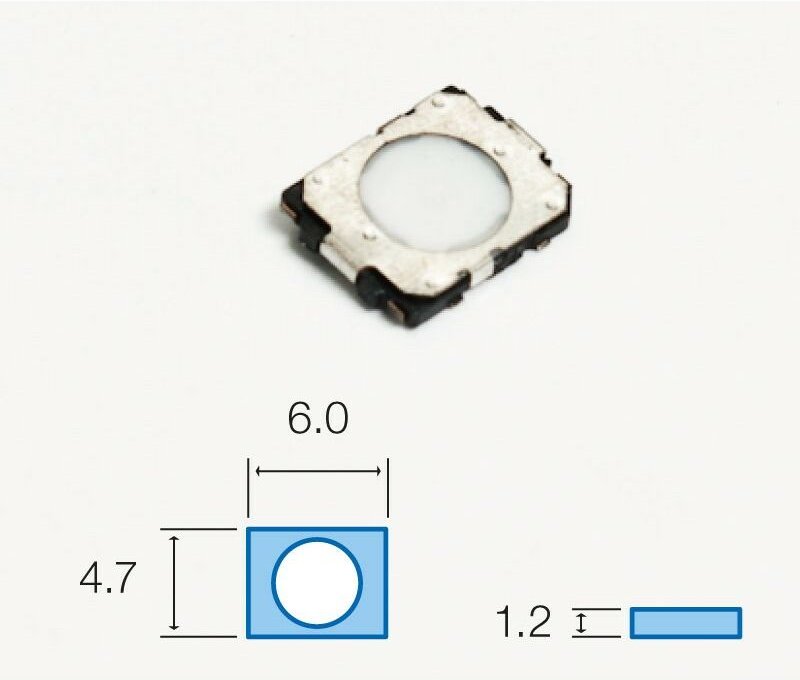 SMD-Touch-Taster Maße 6x4,7mm SW049