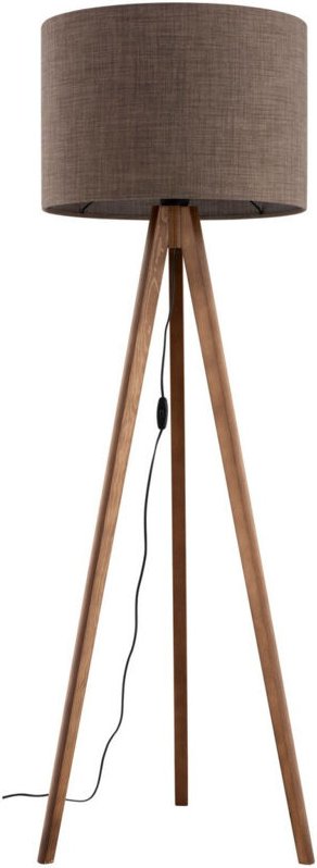 TK Grand Dreibein-Stehleuchte Nut, Braun 1xE27