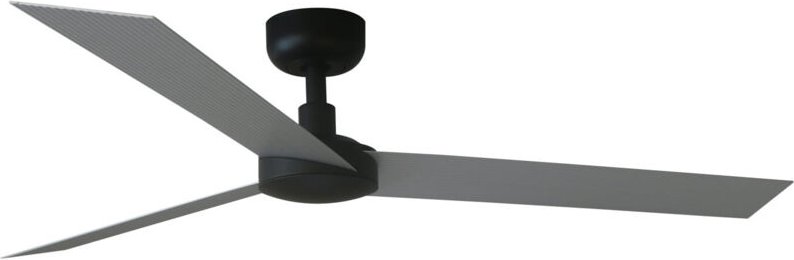 Faro Cruiser Großer Deckenventilator mit 3 Flügeln, mattschwarz, Aluminium, Wiz Smart System