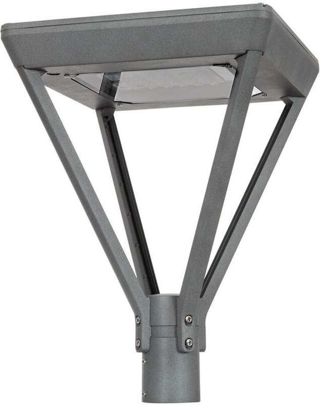 LED-Straßenleuchte 40W Aventino Square lumileds philips Xitanium 2200K Asymmetrisch 160ºx60º Superwarm