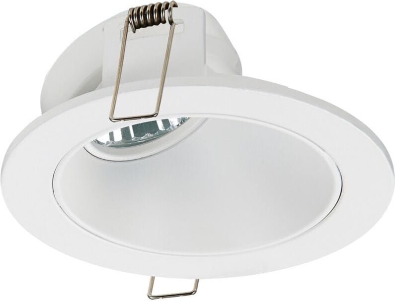 Feste weiße runde Einbauleuchte Nael