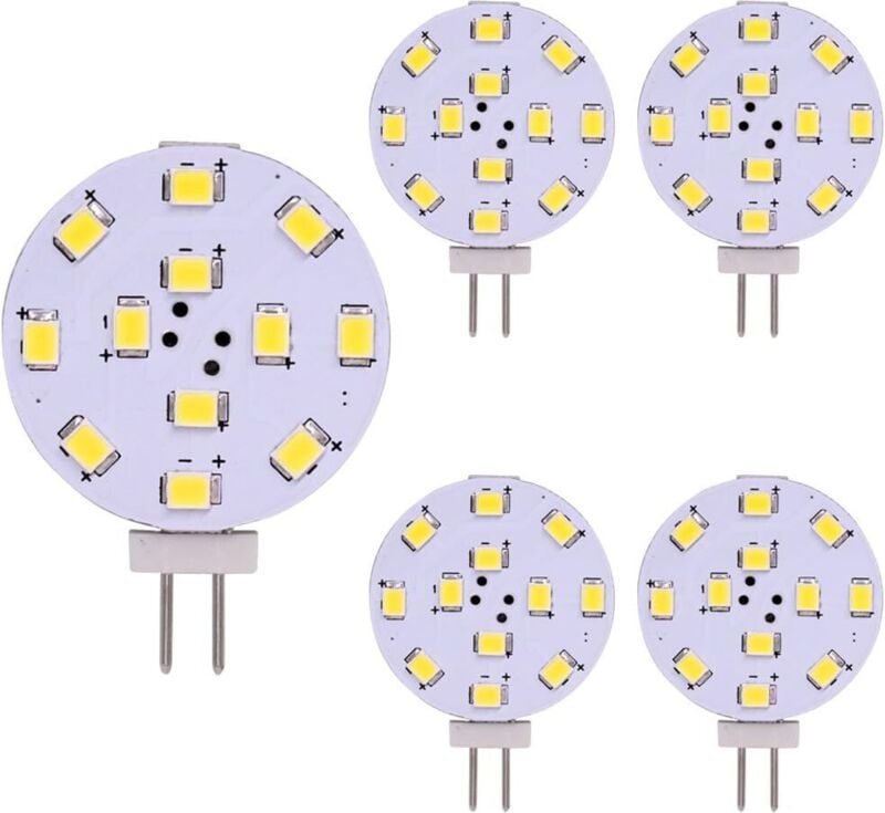 Thumbnail - LED G4, 35-Watt-Äquivalent, Disco-LED, Bi-Pin, JC-Seitenstift, 12 V – 24 V AC/DC, Niederspannung, CRI 85, 350 Lumen, 5er...