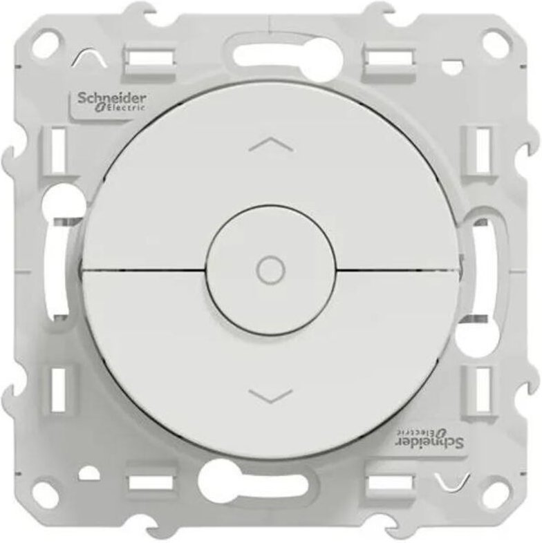 Schneider Electric Wandtaster Odace weiß 3 Tasten Rollladen