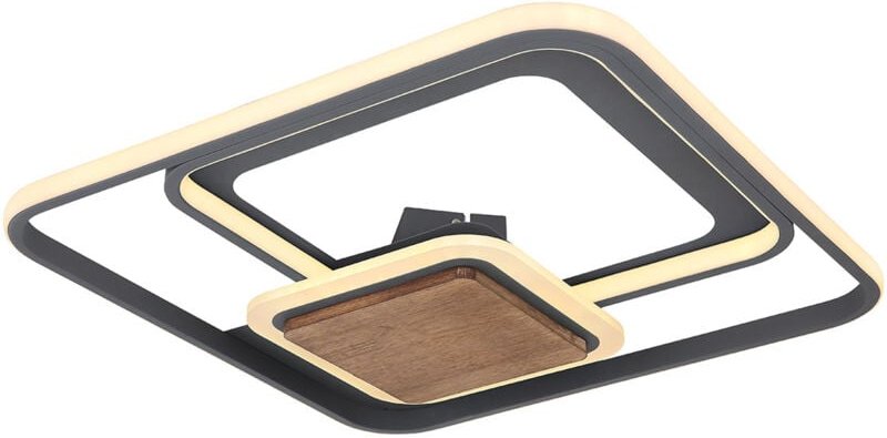 Thumbnail - Deckenleuchte - Nirra - grau - metall - led - 67257-48 - Globo