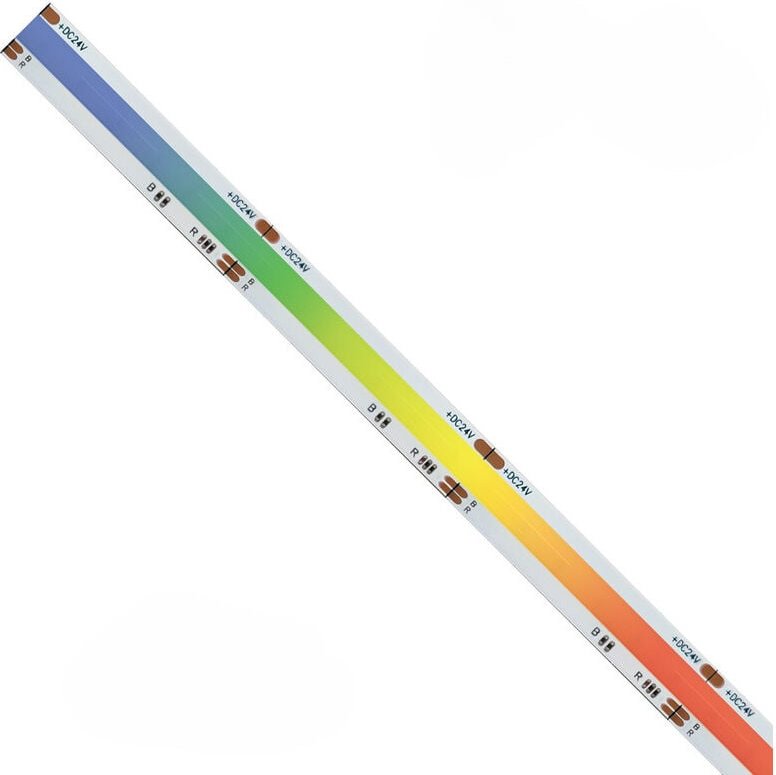 COB-LED-Streifen IP20 5m rgb 24V 15W/MT