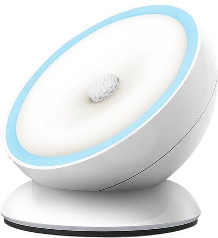 Bewegungsmelder-Nachtlicht mit drehbarem Sockel, ideal für den Innenbereich wie Badezimmer, Flur, Kreuzfahrtkabine und m...