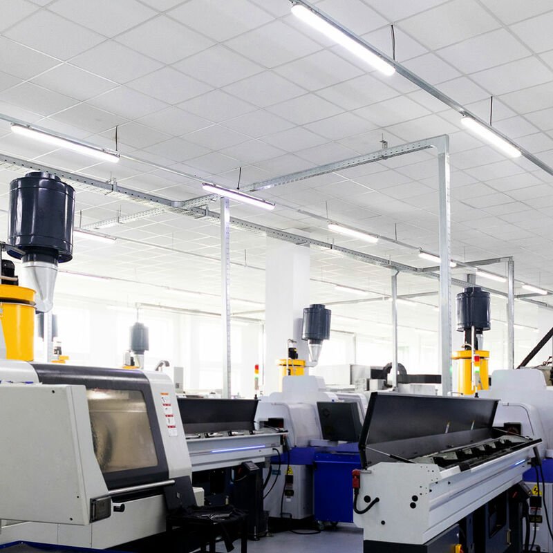 Thumbnail - Led Deckenleuchte Wannenleuchte led Garagenlampe led Röhre, Reihenschaltung, strahlwassergeschützt, 1x led 36W 4320 Lume...