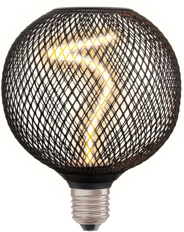 Osram LED Dekoleuchtmittel E27 Globe schwarz 3,5W dimmbar warmweiß