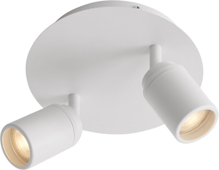 Moderner Badstrahler weiß 2-flammig IP44 - Ducha