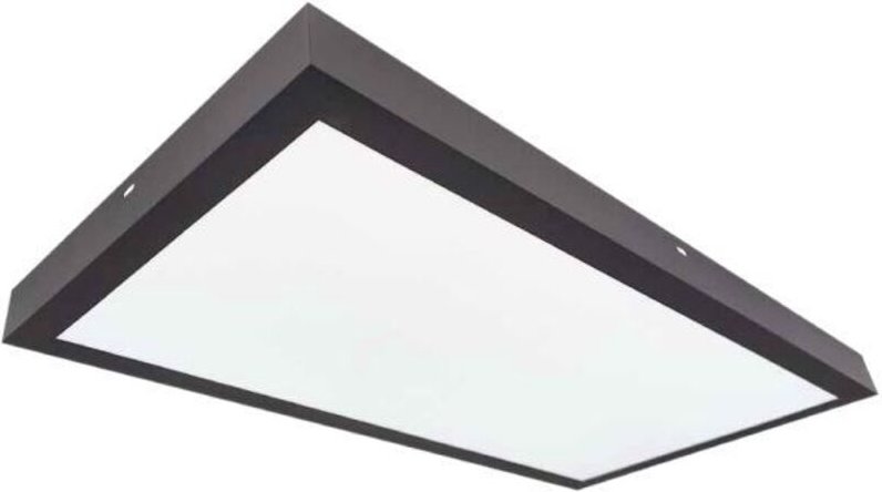 GSC - LED-Flächenleuchte Kisongo Oberfläche 24W 6000K Schwarz 60x30cm
