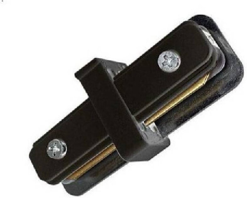 Trade Shop Traesio - Trade Shop - typ i verbindungsverbinder für einphasige 2-POLIGE schienen, schwarze farbe, pista-nd ...