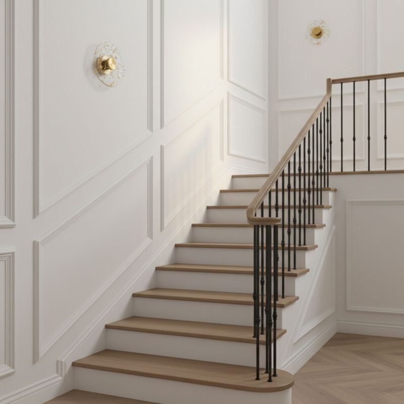 Wandleuchte Toolight App1794-W Brushed Gold