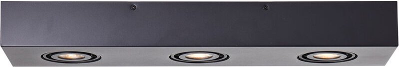 Thumbnail - Doro led Deckenleuchte 3flg sand schwarz, Metall, 3x led, GU10, 4,5 w, LED-Reflektorlampen inklusive (Lichtstrom: 345lm,...