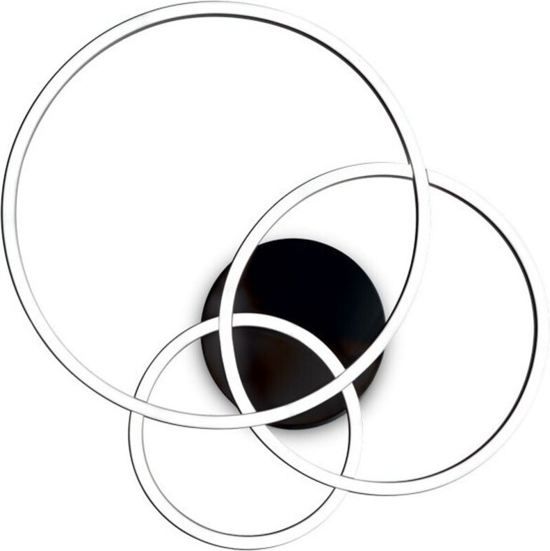 Thumbnail - Led dekorative integrierte LED-Wandleuchte schwarz, 3000K