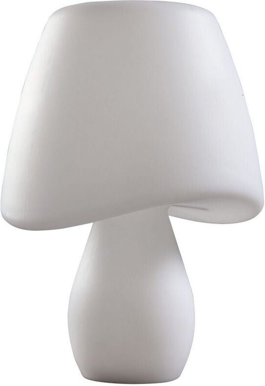 Inspired Mantra Cool Tischlampe, 2-flammig, E27, In-Line-Schalter, für den Innenbereich, Opalweiß