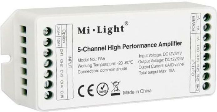 Noble lighting 5-kanal-signalverstärker - 5921/s