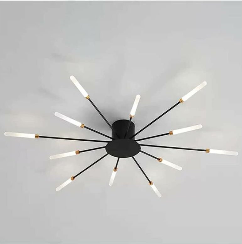 Thumbnail - Comely - Moderne LED-Deckenleuchte, kreatives Feuerwerk, Design, Pendelleuchte, 12 w, Innendekoration, Beleuchtung für W...