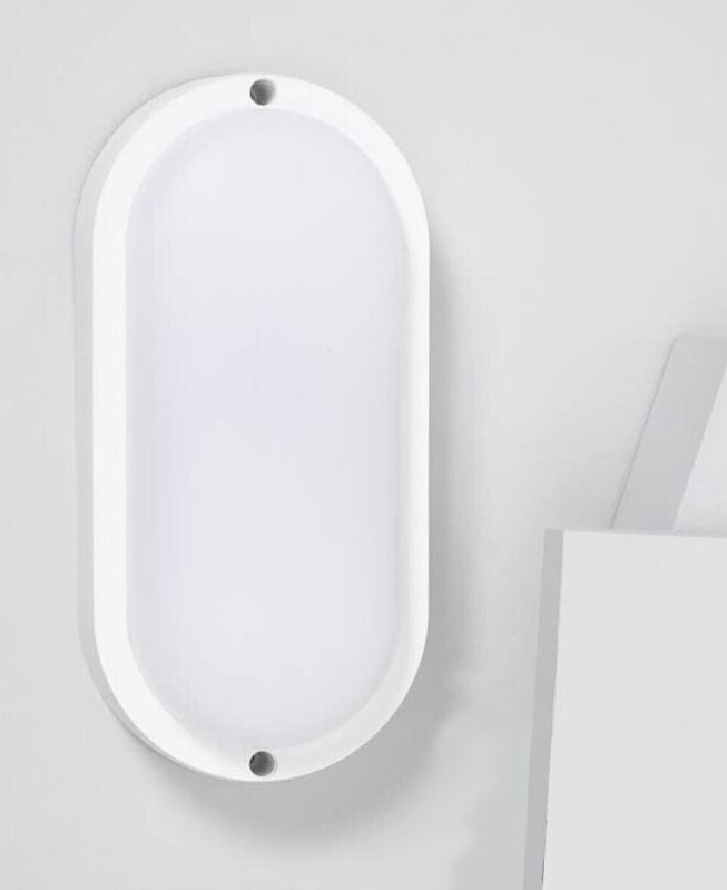 12wovaleled-Wandlampe,natürlicheslicht4000k,innenundaussenfc103