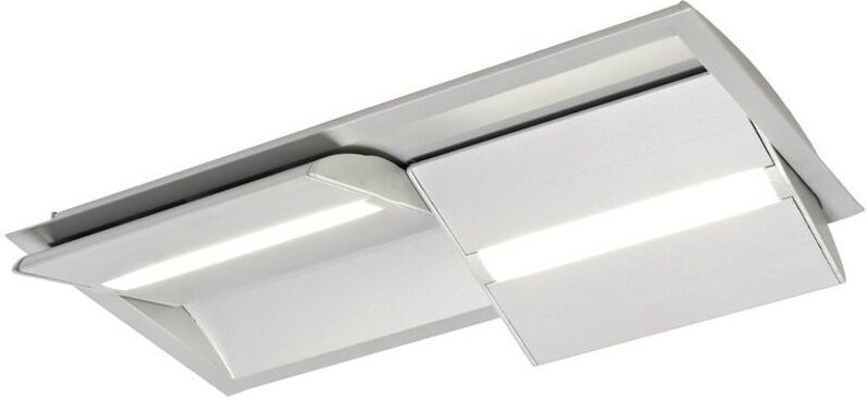 Cristalrecord - Einbau Ring led 20W mit doppelter weißer Schwinge Wanda 02-203-20-300