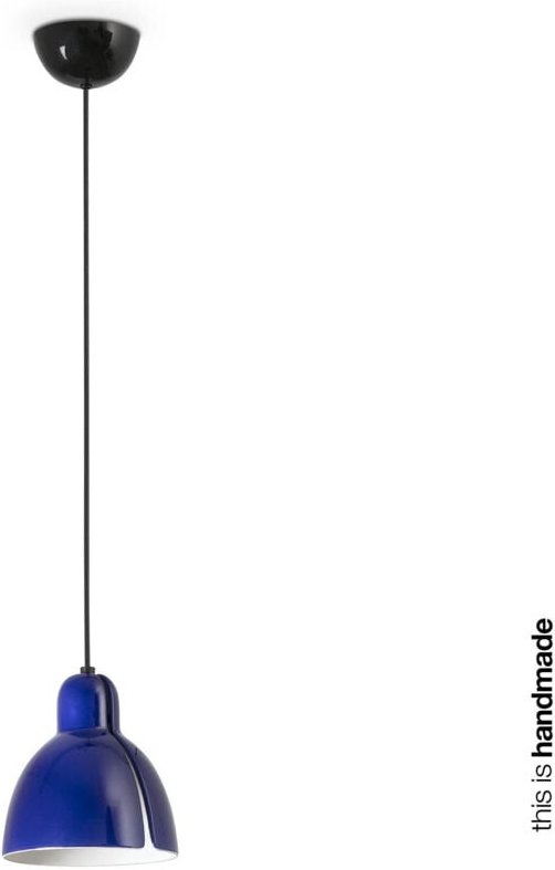 Faro Venice Kobaltblaue Kuppel-Hängelampe