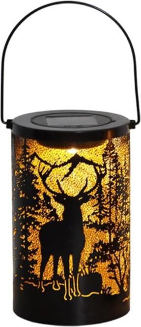 Solar Garten Deer Laterne Lichter Im Freien Wasserdichte Dekorative