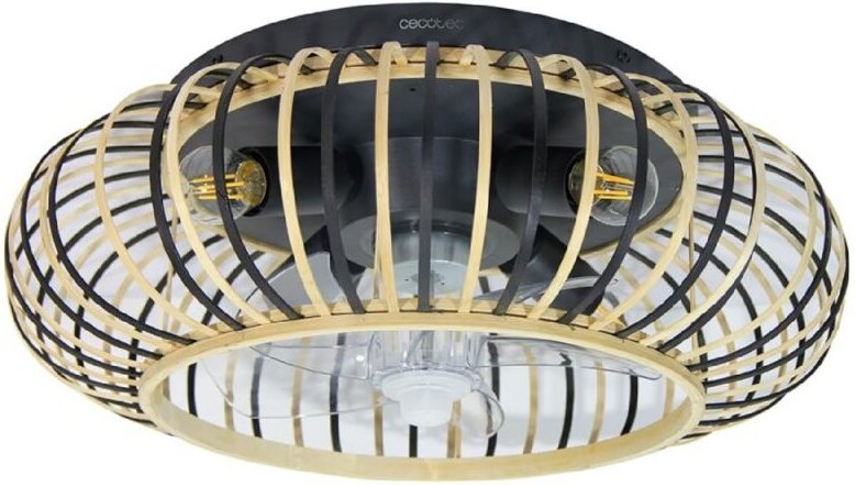 Cecotec Deckenventilator mit Licht EnergySilence LampAero 600 Natürlich Holz