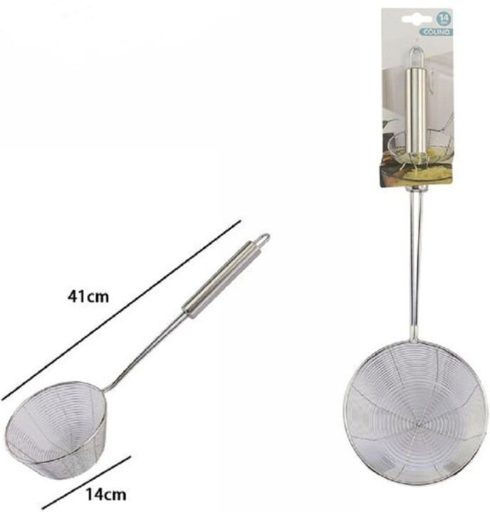 Trade Shop Traesio - Trade Shop - 14 cm durchmesser sieb sieb gebratene sieb küche utensil 74069 -