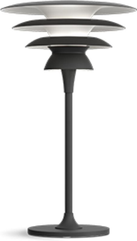 Thumbnail - DaVinci II 30cm Moderne Tischleuchte Flat Black, Einschaltkabel 1x G9