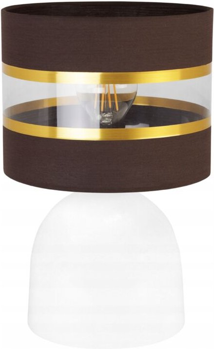 Nachttischlampe, Eleganter Goldener Lampenschirm, 20 Cm