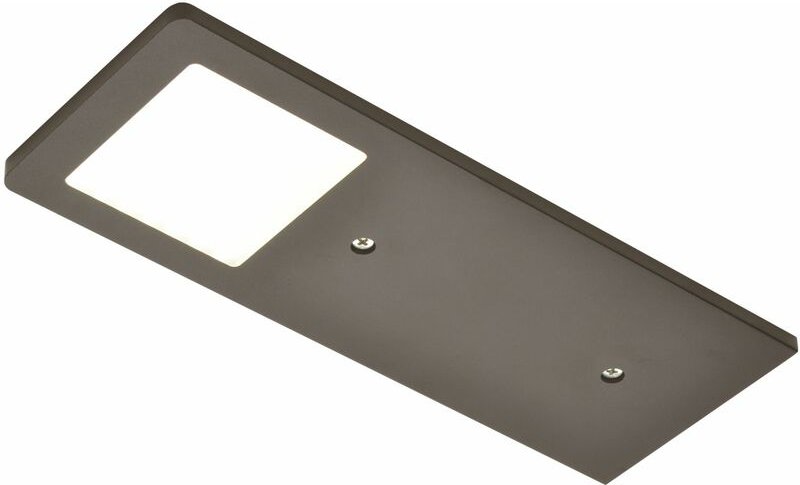 So-tech - Domus Line led Aluminium Unterbauleuchte fyn se d-motion (190 x 70 mm, 12V, 5W, 2700–6000 k, Micro12, schwarz)