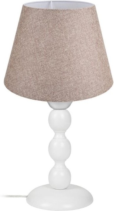 Tischlampe beige 21x30 cm