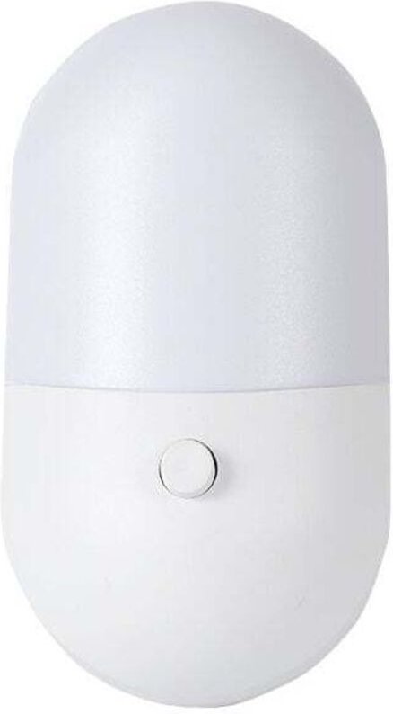 Ulisem 2er-Pack LED-Nachtlichtsteckdosen für Kinder- oder Babyzimmer, Weiß und Warmweiß