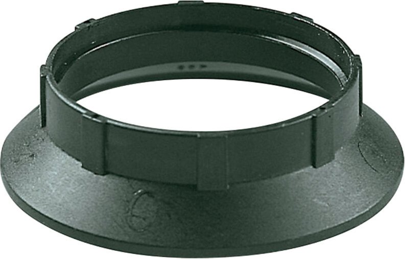VIMAR - 02109 Schwarzer E27 Lampenfassungsring