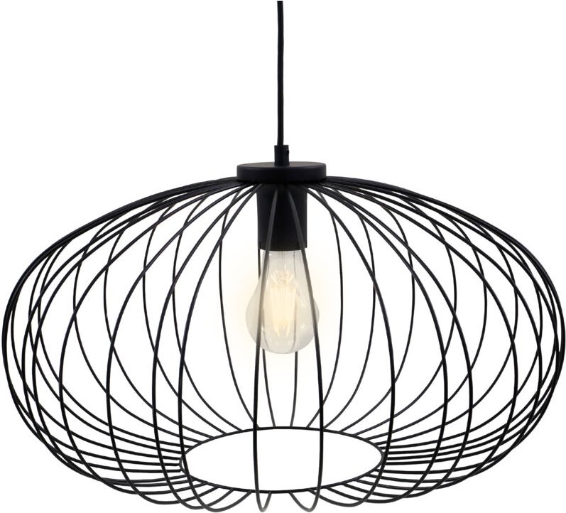 Pendelleuchte Hängelampe BRILONER LEUCHTEN KAGO, 60 W, IP20, schwarz, Metall, exkl. 1x E27, Ø 50 cm