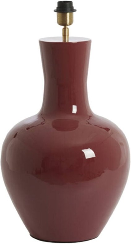 Light & Living - tischlampe - Nana - rot - metall - Ø 33cm - E27