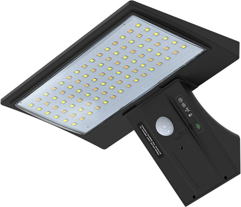 Solar-Sicherheitsleuchten, wasserdichte Solar-Flutlichter für den Außenbereich mit Bewegungsmelder, 2600 mAh hohe Kapazi...