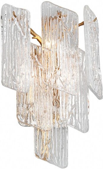 Thumbnail - Piemonte 3-flammige Wandleuchte Royal Gold, Glas