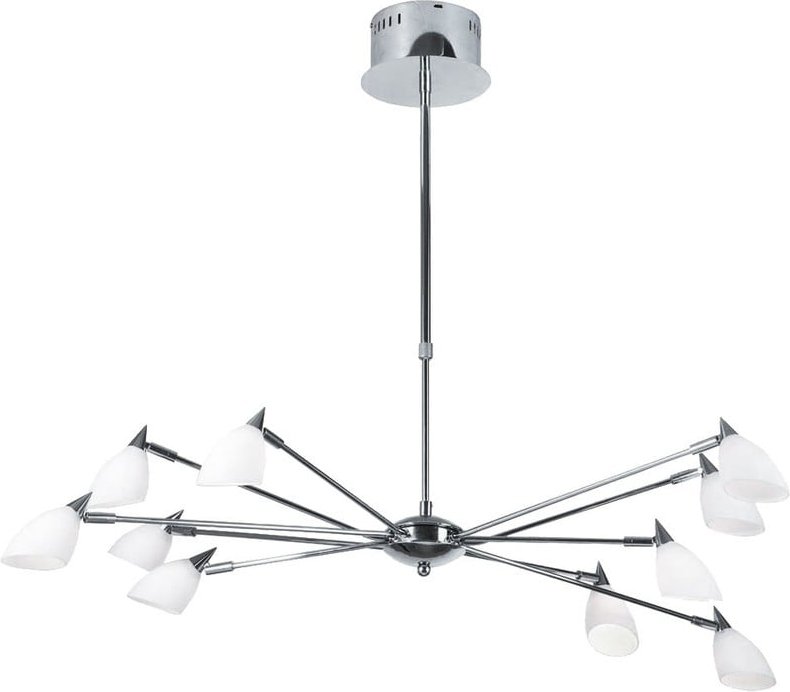 Esto - Deckenleuchte Deckenlampe Beleuchtung Lampe Leuchte Chrom Glas jasmina 998085-10