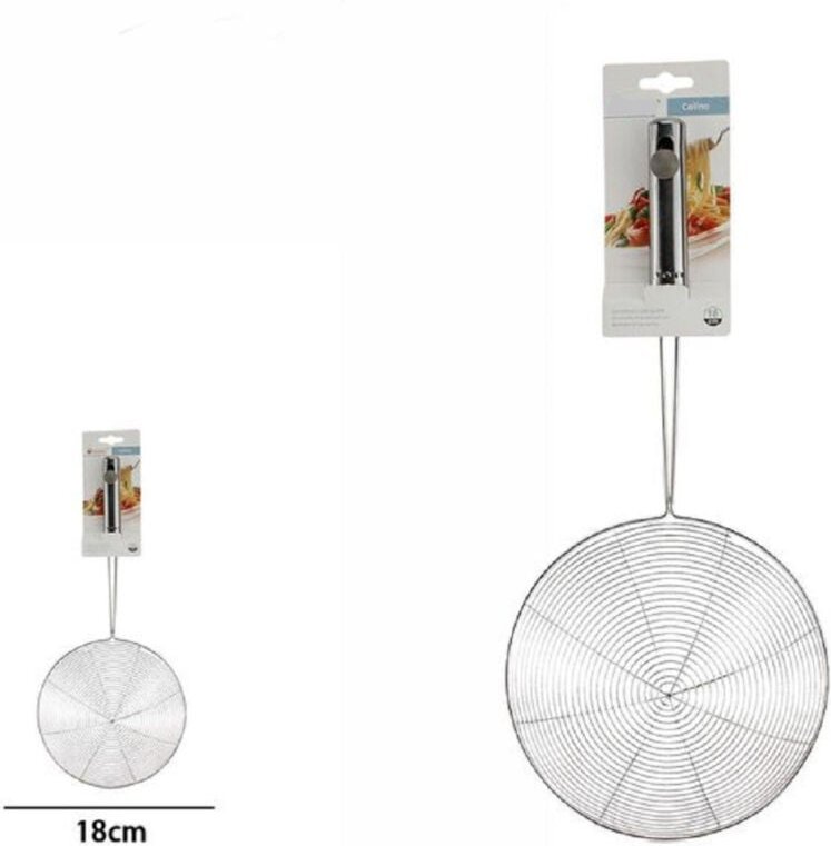 Trade Shop - 18 cm edelstahl küchensieb spinnensieb 66273 -