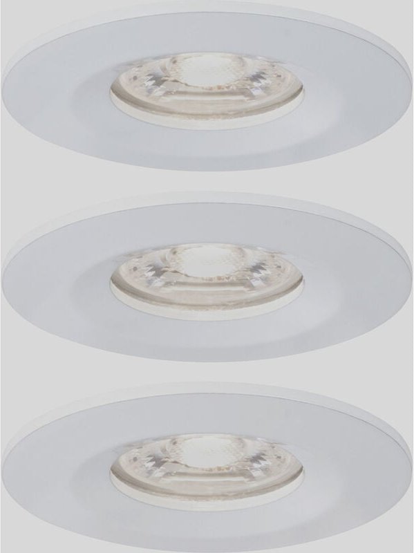 Thumbnail - Paulmann - 94299 ebl Nova mini Coin LED-Einbauleuchte 3er Set 4 w Weiß