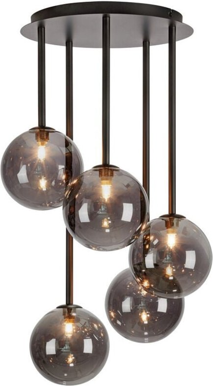 Universe Cluster Drop Ceiling Pendant 5 Licht Schwarz, Rauch - Markslojd